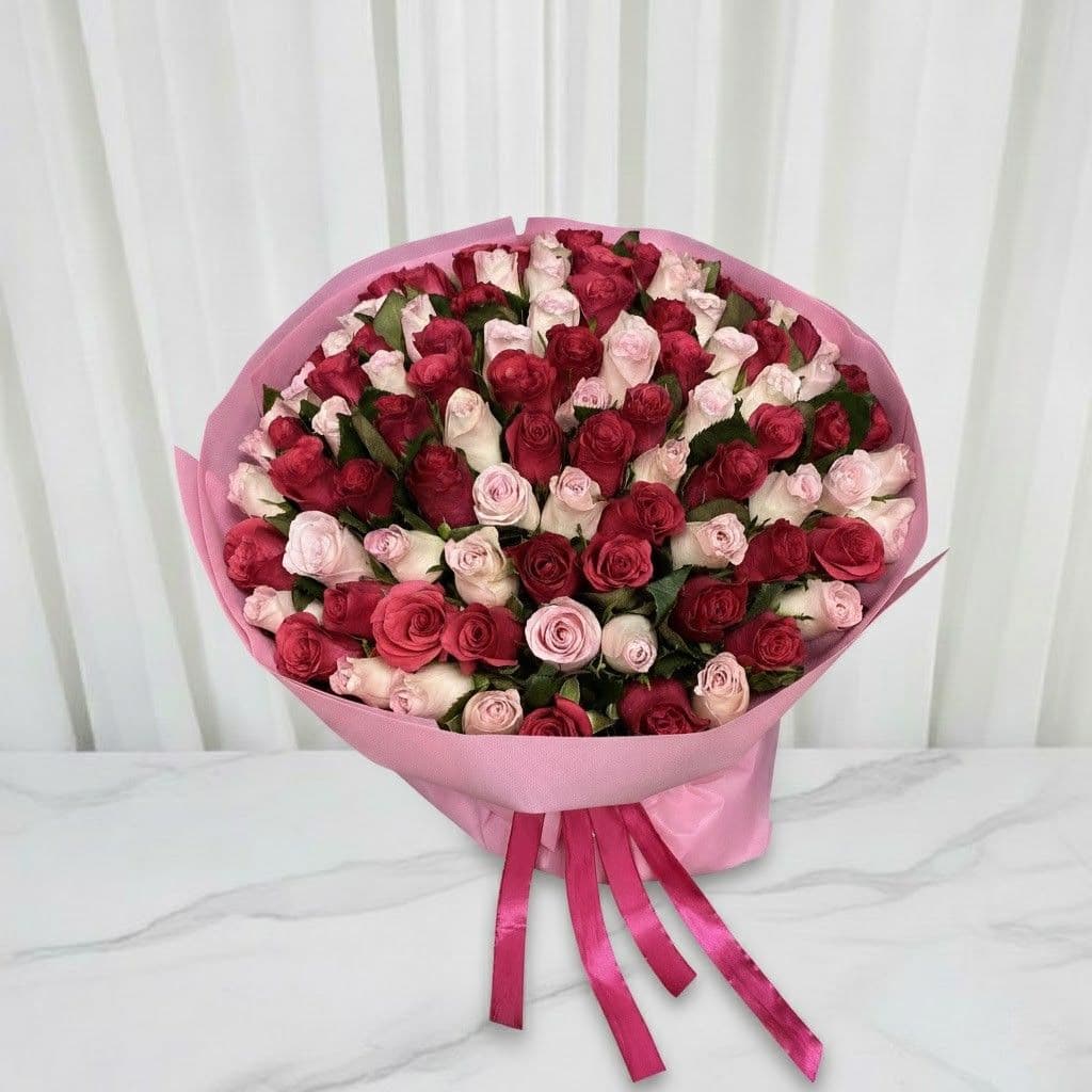 Розы разноцветные (50см) Кения
