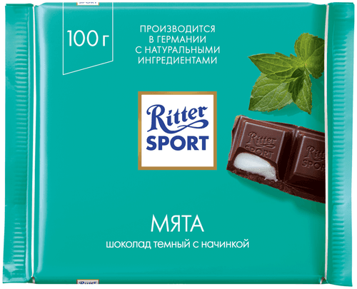 Шоколад ‘Риттер Спорт’ Мята